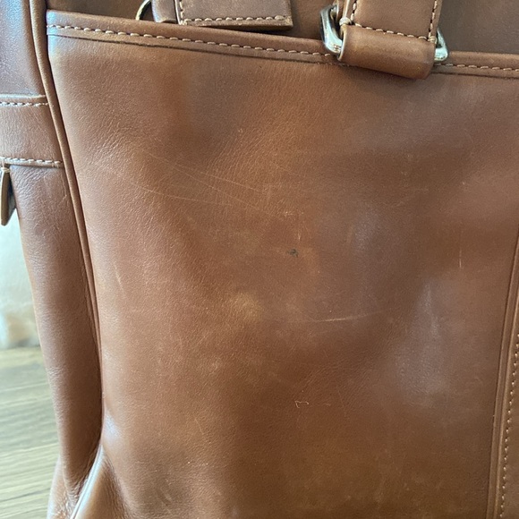 Coach Hudson Leather Briefcase Messenger Bag - Picture 3 of 15